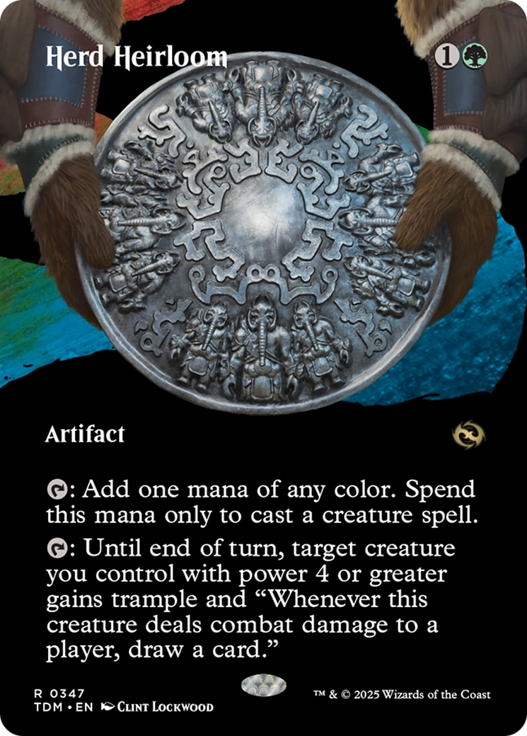 Herd Heirloom (Borderless) [Tarkir: Dragonstorm] | Impulse Games and Hobbies