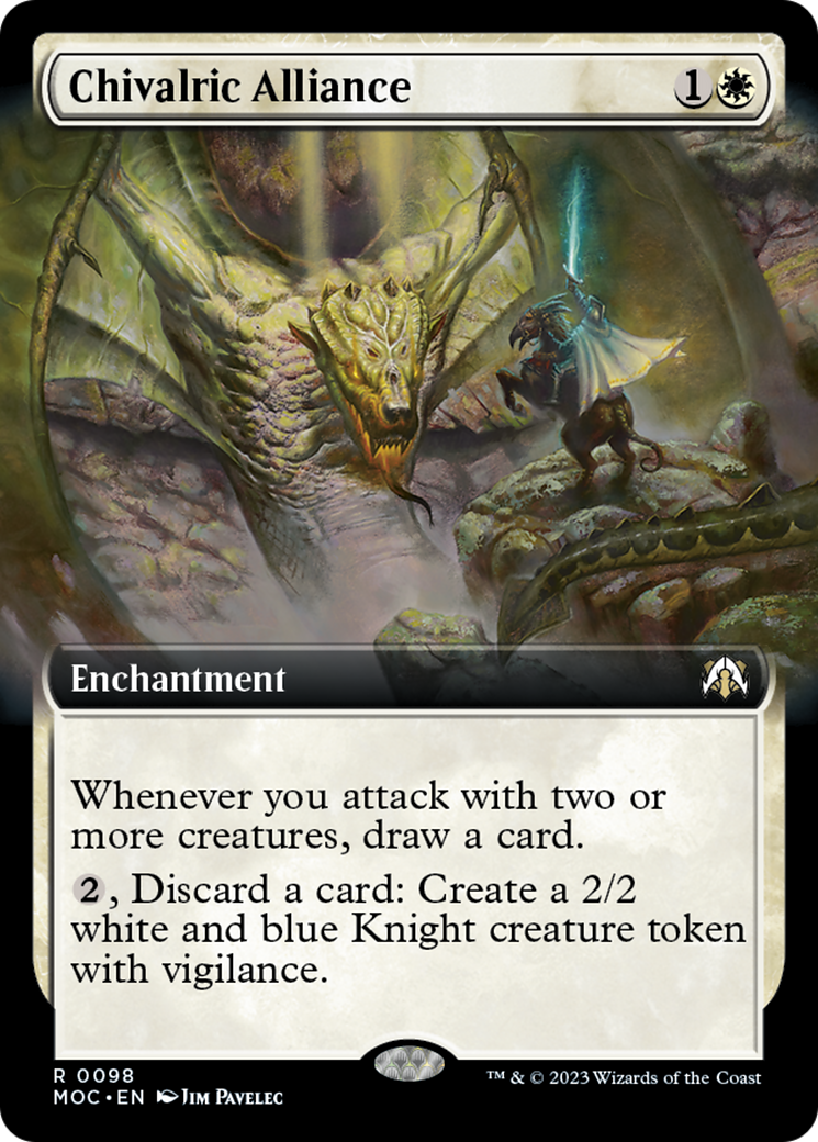 Chivalric Alliance (Extended Art) [March of the Machine Commander] | Impulse Games and Hobbies