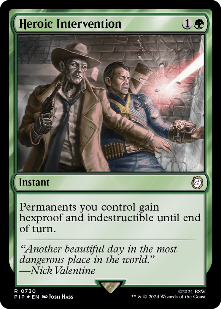Heroic Intervention (Surge Foil) [Fallout] | Impulse Games and Hobbies