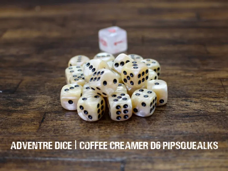 Adventure Dice - Coffee Creamer d6 pipsqueaks | Impulse Games and Hobbies