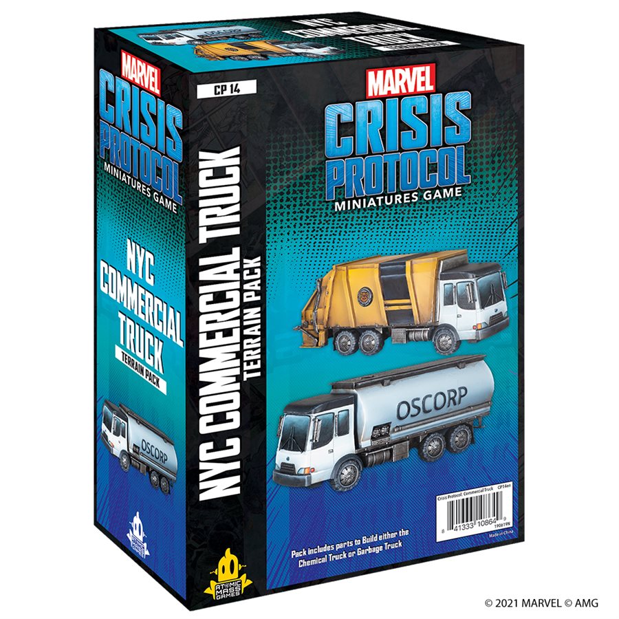 Marvel: Crisis Protocol: NYC Commercial Truck - Terrain Pack | Impulse Games and Hobbies
