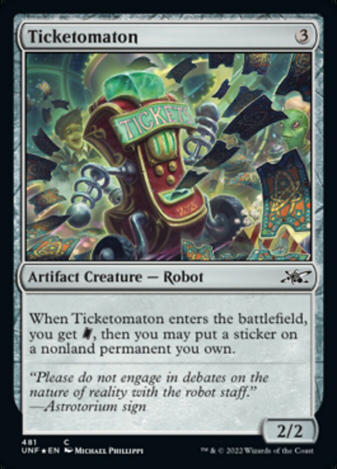 Ticketomaton (Galaxy Foil) [Unfinity] | Impulse Games and Hobbies