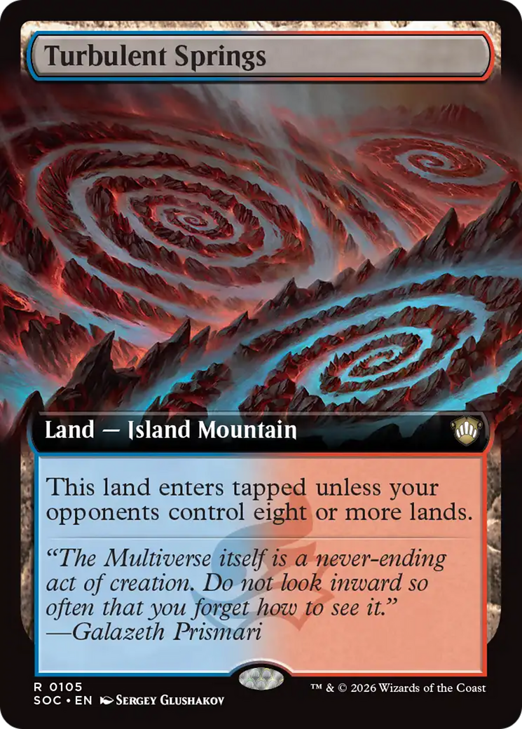 Turbulent Springs (Extended Art) [Secrets of Strixhaven Commander] | Impulse Games and Hobbies