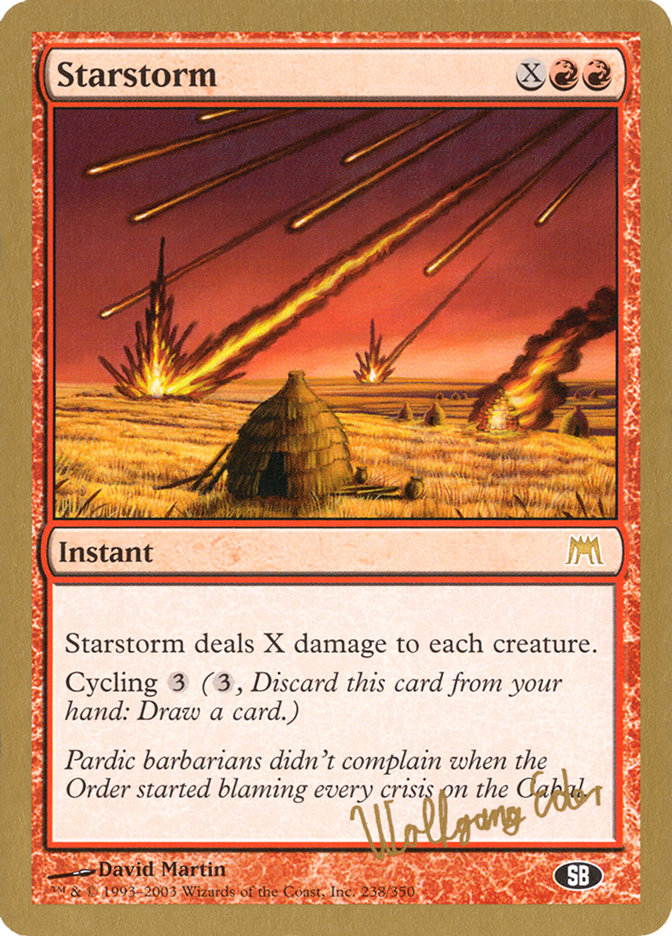 Starstorm (Wolfgang Eder) (SB) [World Championship Decks 2003] | Impulse Games and Hobbies