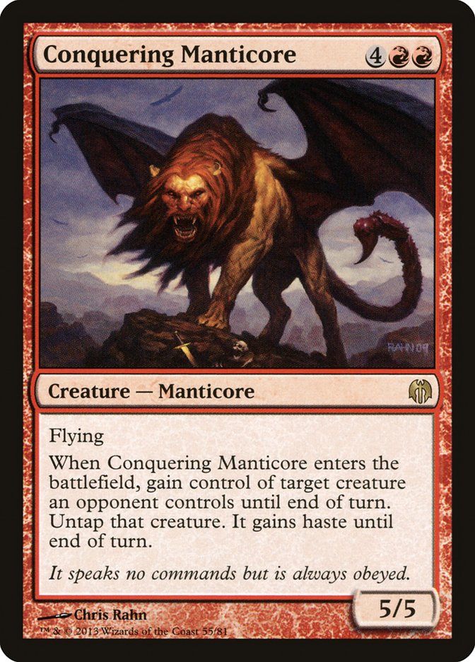 Conquering Manticore [Duel Decks: Heroes vs. Monsters] | Impulse Games and Hobbies