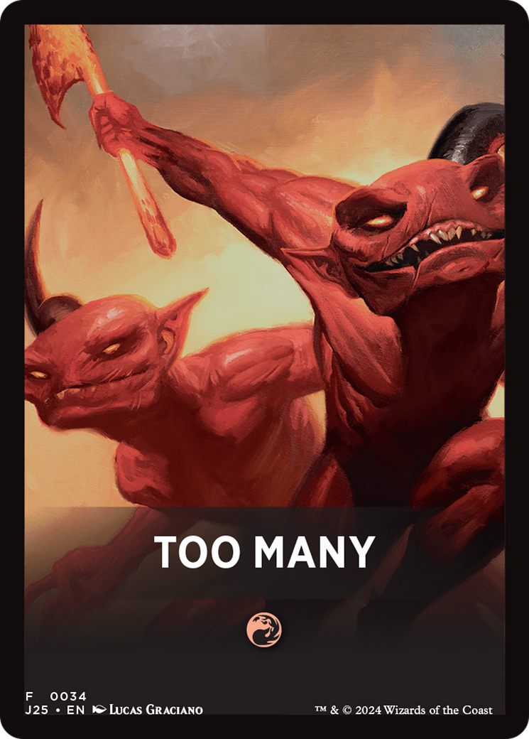 Too Many Theme Card [Foundations Jumpstart Front Cards] | Impulse Games and Hobbies