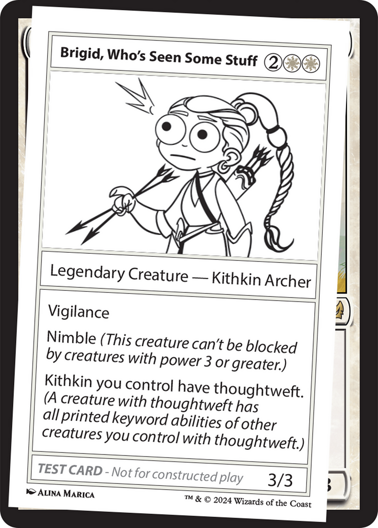 Brigid, Who's Seen Some Stuff [Mystery Booster 2 Playtest Cards] | Impulse Games and Hobbies
