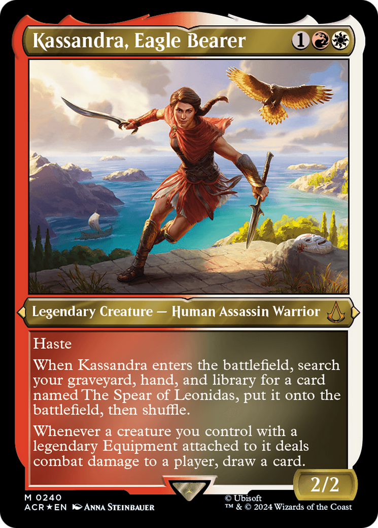 Kassandra, Eagle Bearer (Foil Etched) [Assassin's Creed] | Impulse Games and Hobbies