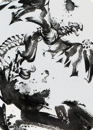 Quicksilver Fisher Art Card [Phyrexia: All Will Be One Art Series] | Impulse Games and Hobbies