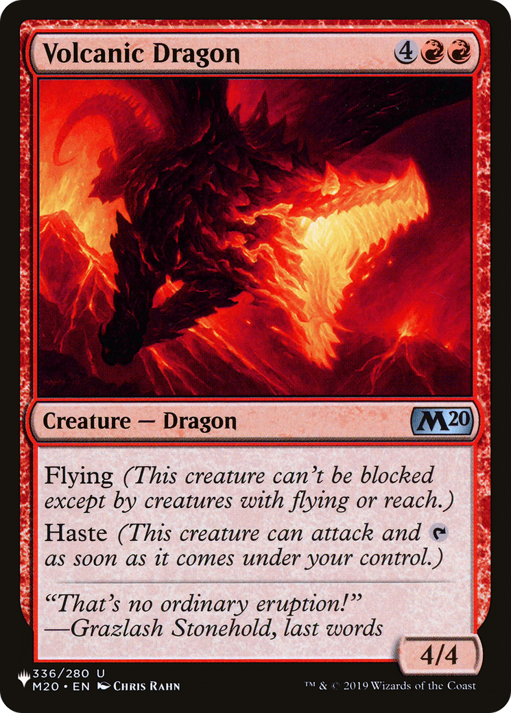 Volcanic Dragon (M20) [The List] | Impulse Games and Hobbies