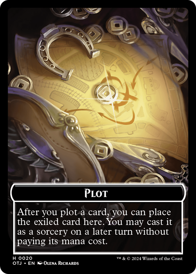 Bat // Plot Double-Sided Token [Outlaws of Thunder Junction: The Big Score Tokens] | Impulse Games and Hobbies