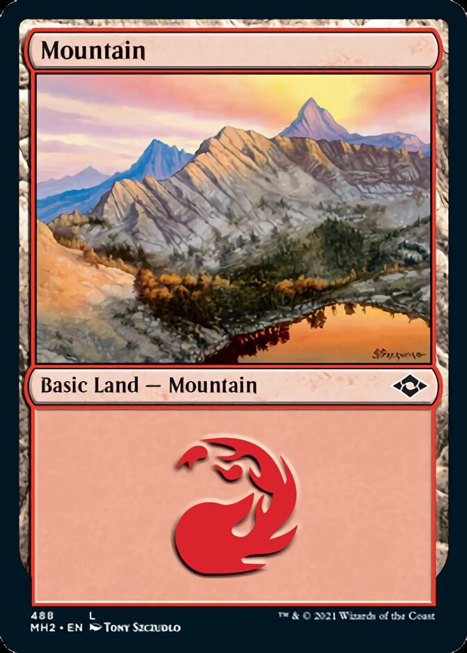 Mountain (488) (Foil Etched) [Modern Horizons 2] | Impulse Games and Hobbies