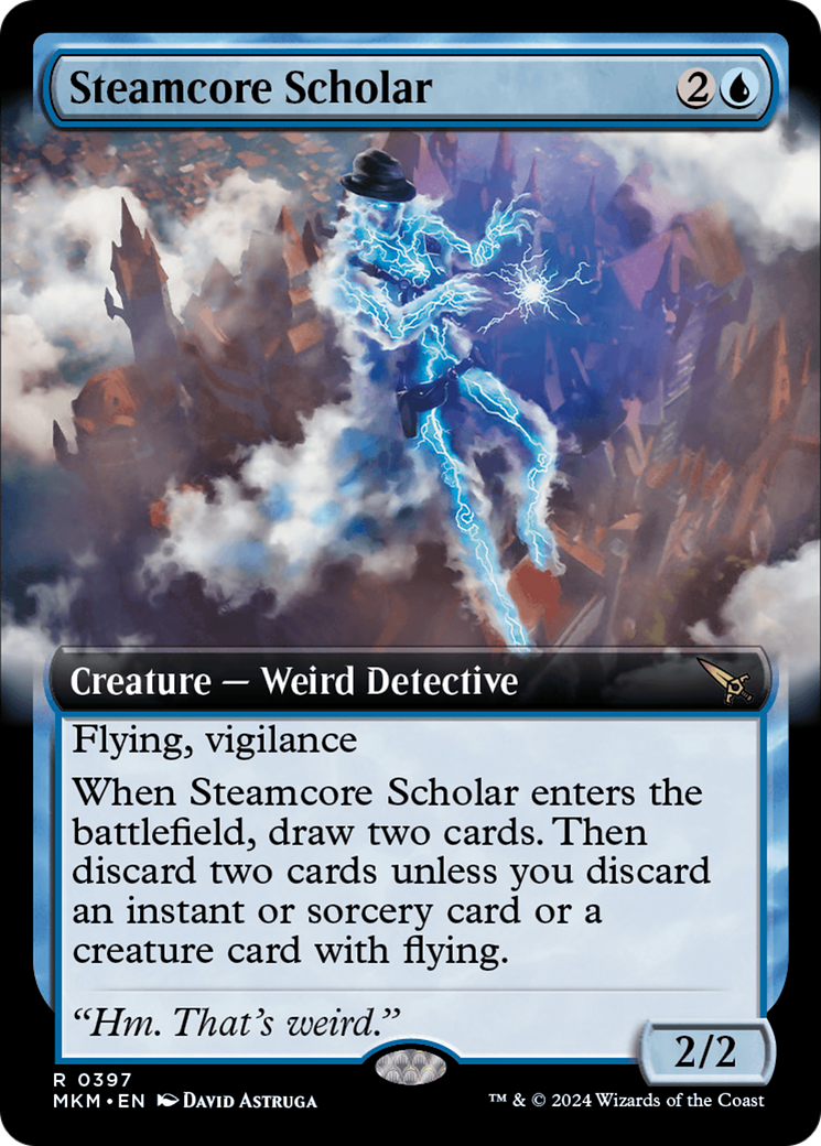 Steamcore Scholar (Extended Art) [Murders at Karlov Manor] | Impulse Games and Hobbies