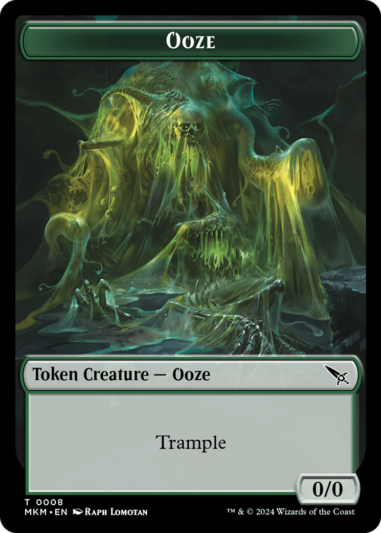 Detective // Ooze Double-Sided Token [Murders at Karlov Manor Tokens] | Impulse Games and Hobbies