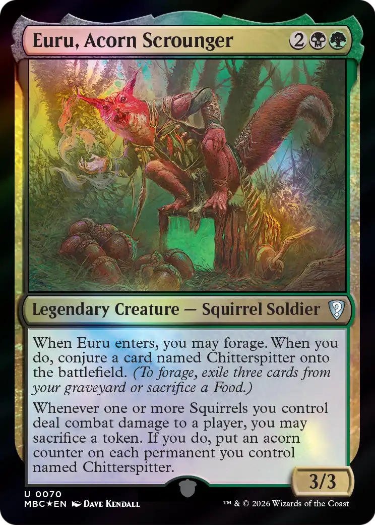 Euru, Acorn Scrounger [Mystery Booster: Commander Edition] | Impulse Games and Hobbies