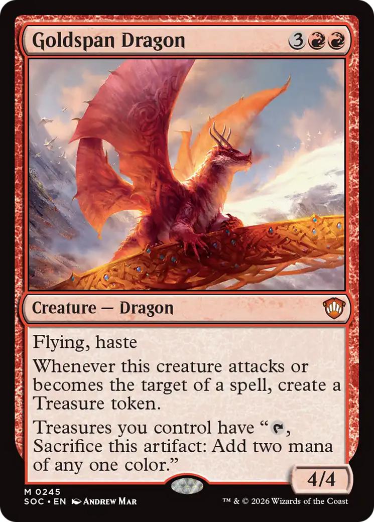 Goldspan Dragon [Secrets of Strixhaven Commander] | Impulse Games and Hobbies