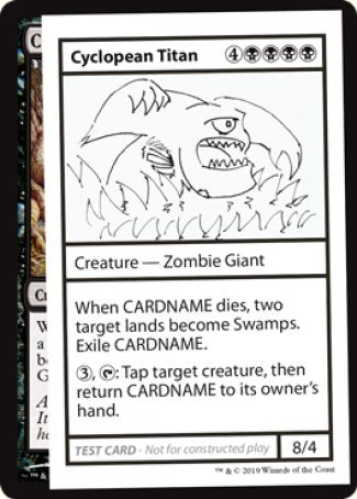 Cyclopean Titan (2021 Edition) [Mystery Booster Playtest Cards] | Impulse Games and Hobbies