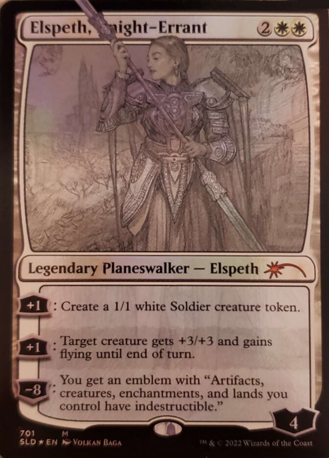 Elspeth, Knight-Errant (Sketch) [Secret Lair Drop Promos] | Impulse Games and Hobbies