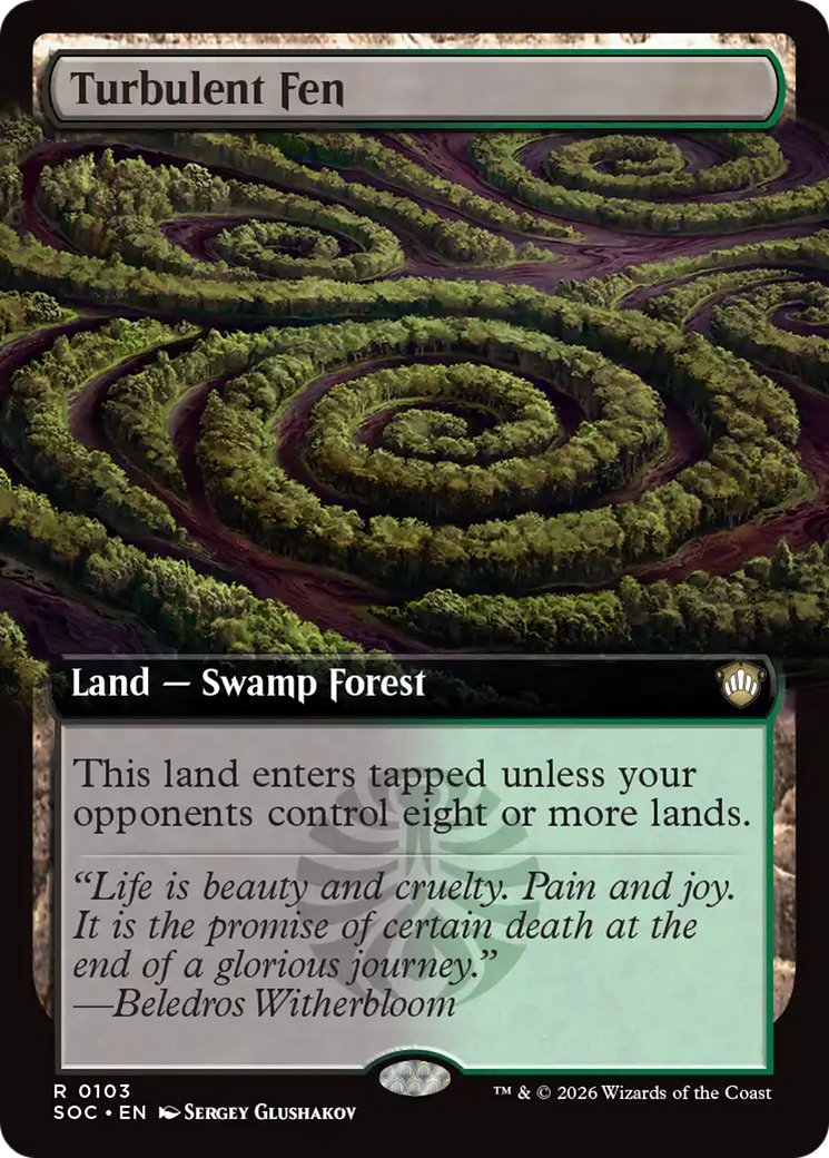 Turbulent Fen (Extended Art) [Secrets of Strixhaven Commander] | Impulse Games and Hobbies
