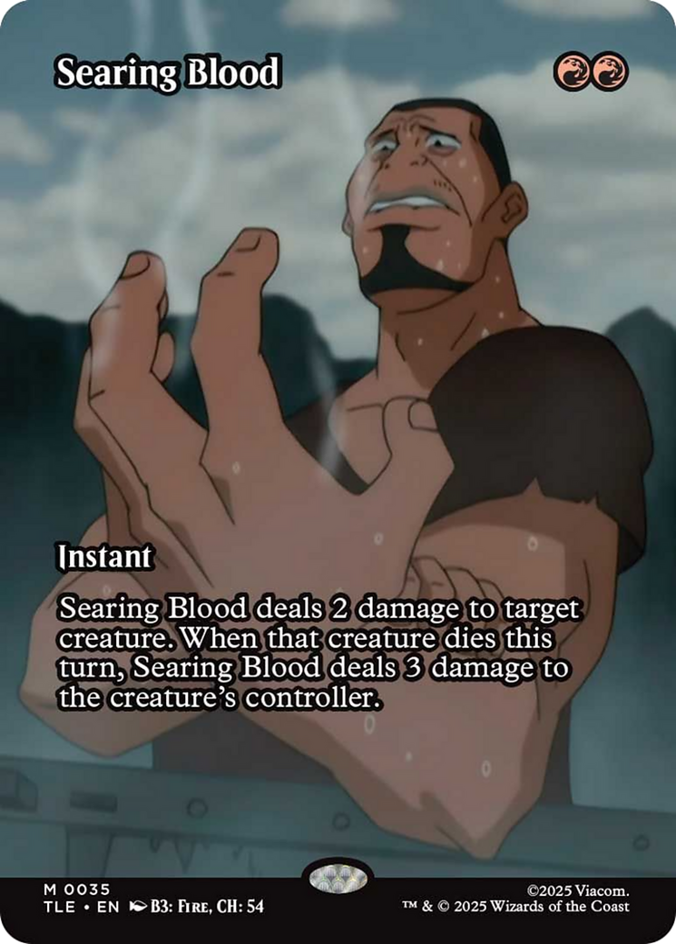 Searing Blood (Borderless) [Avatar: The Last Airbender: Eternal-Legal] | Impulse Games and Hobbies