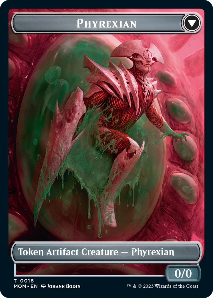 Incubator // Phyrexian (16) Double-Sided Token [March of the Machine Tokens] | Impulse Games and Hobbies