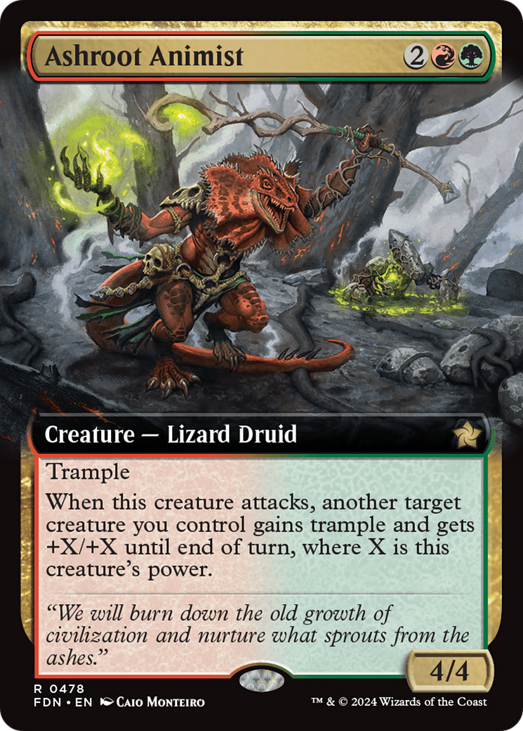 Ashroot Animist (Extended Art) [Foundations] | Impulse Games and Hobbies