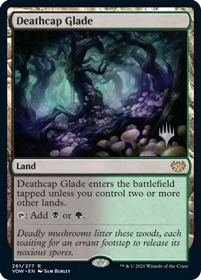 Deathcap Glade (Promo Pack) [Innistrad: Crimson Vow Promos] | Impulse Games and Hobbies