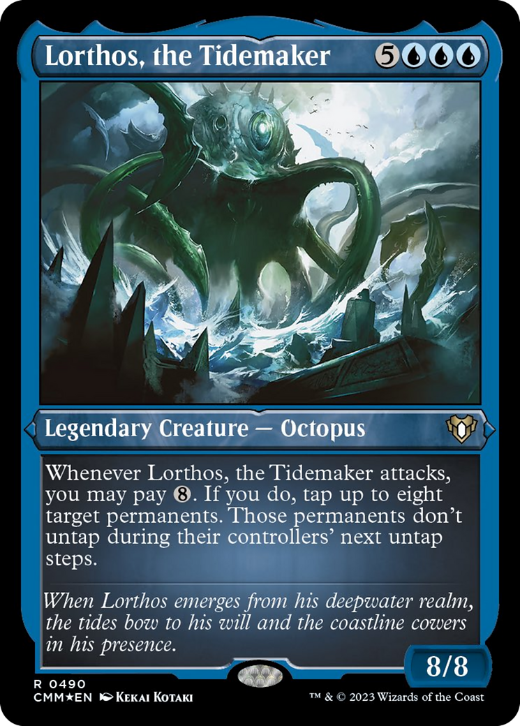 Lorthos, the Tidemaker (Foil Etched) [Commander Masters] | Impulse Games and Hobbies