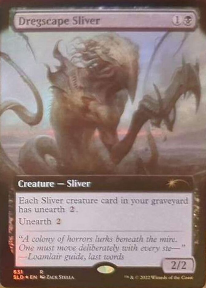 Dregscape Sliver (Extended Art) [Secret Lair Drop Promos] | Impulse Games and Hobbies