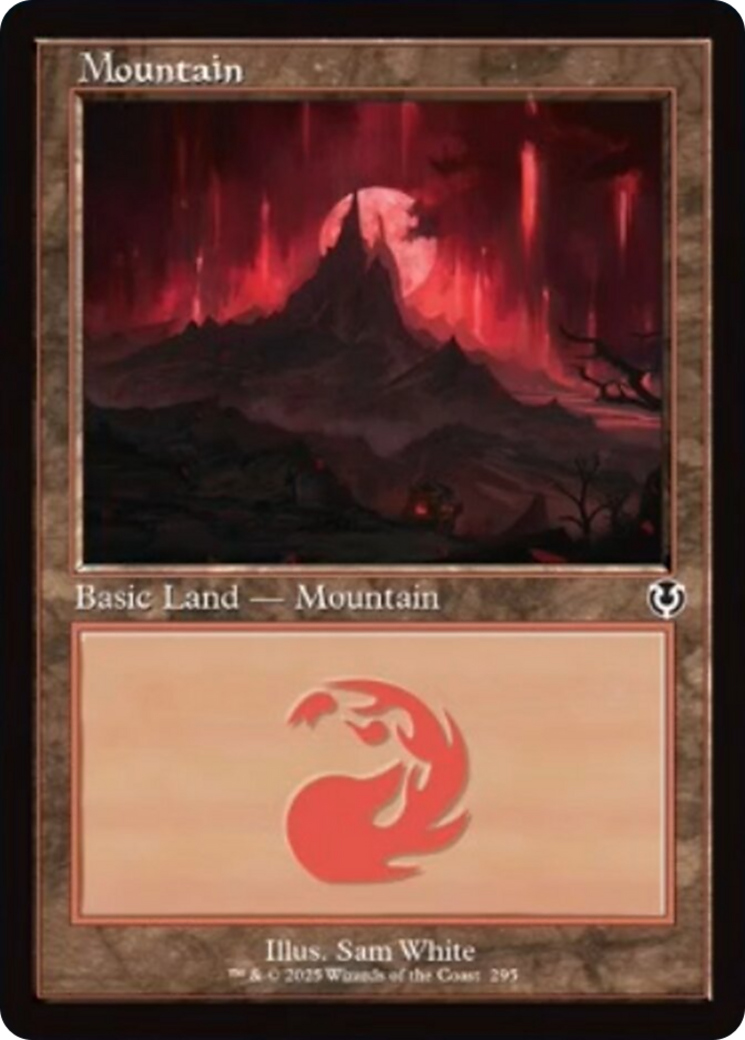 Mountain (295) (Retro Frame) [Innistrad Remastered] | Impulse Games and Hobbies