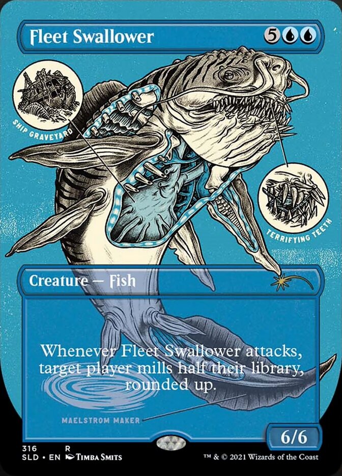 Fleet Swallower (Borderless) [Secret Lair Drop Series] | Impulse Games and Hobbies
