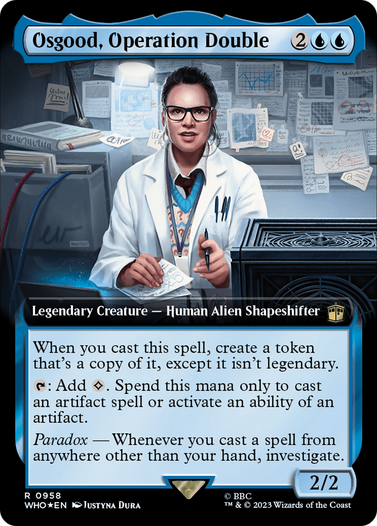 Osgood, Operation Double (Extended Art) (Surge Foil) [Doctor Who] | Impulse Games and Hobbies