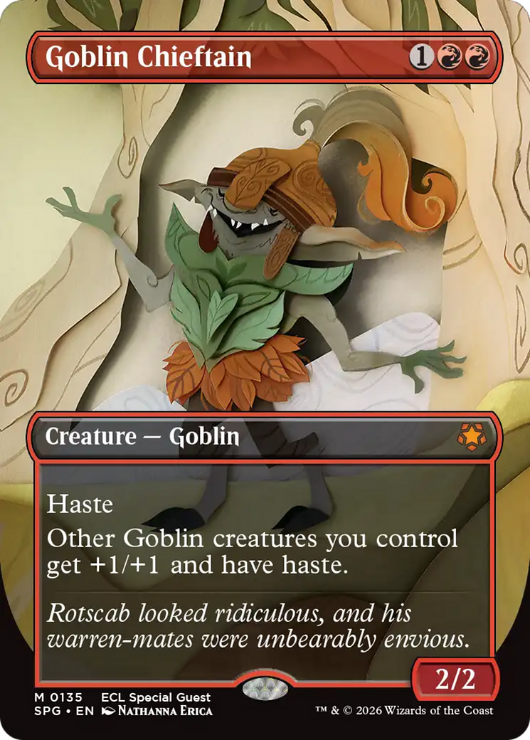 Goblin Chieftain (Borderless) [Lorwyn Eclipsed Special Guests] | Impulse Games and Hobbies