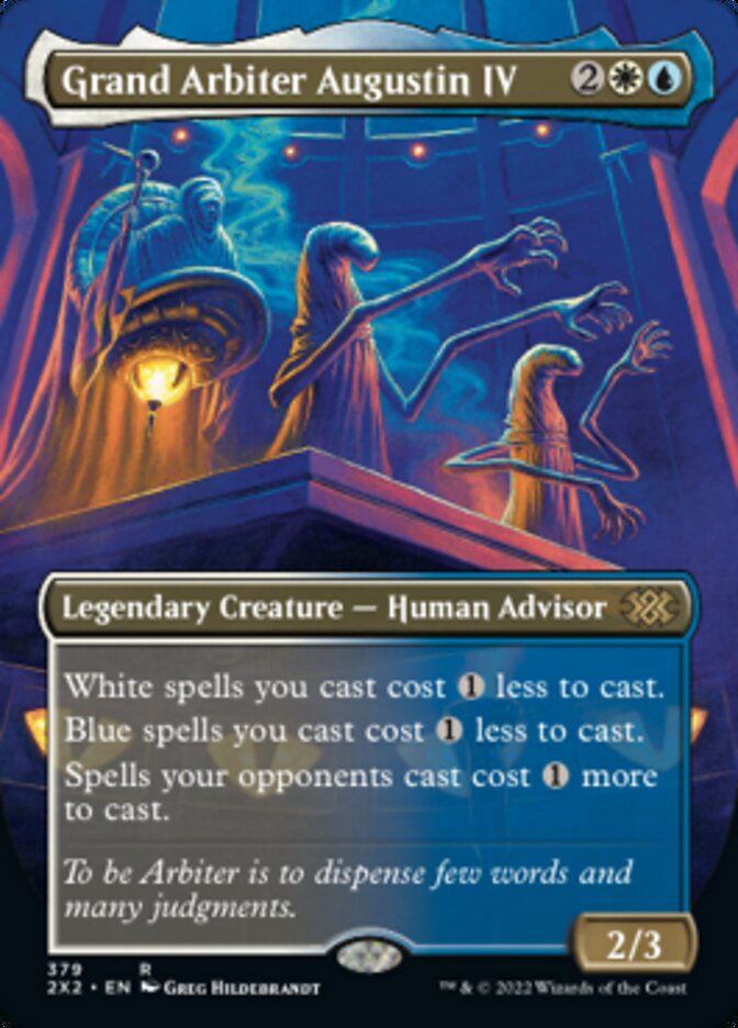 Grand Arbiter Augustin IV (Borderless Alternate Art) [Double Masters 2022] | Impulse Games and Hobbies