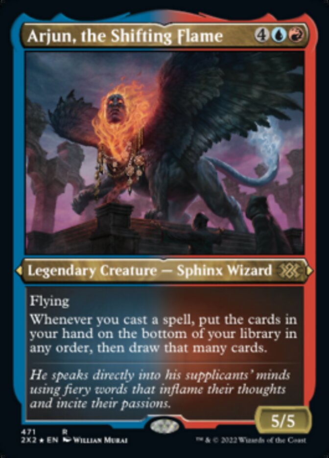 Arjun, the Shifting Flame (Foil Etched) [Double Masters 2022] | Impulse Games and Hobbies
