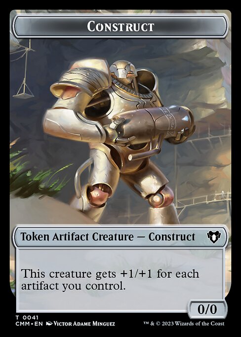 Servo // Construct (0041) Double-Sided Token [Commander Masters Tokens] | Impulse Games and Hobbies