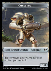Servo // Construct (0041) Double-Sided Token [Commander Masters Tokens] | Impulse Games and Hobbies
