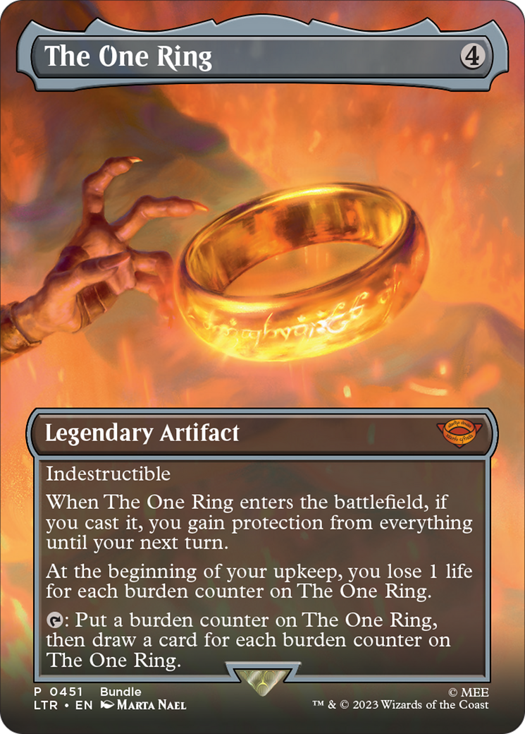 The One Ring (Borderless Alternate Art) [The Lord of the Rings: Tales of Middle-Earth] | Impulse Games and Hobbies