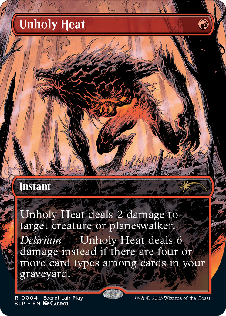 Unholy Heat (Borderless) [Secret Lair Showdown] | Impulse Games and Hobbies