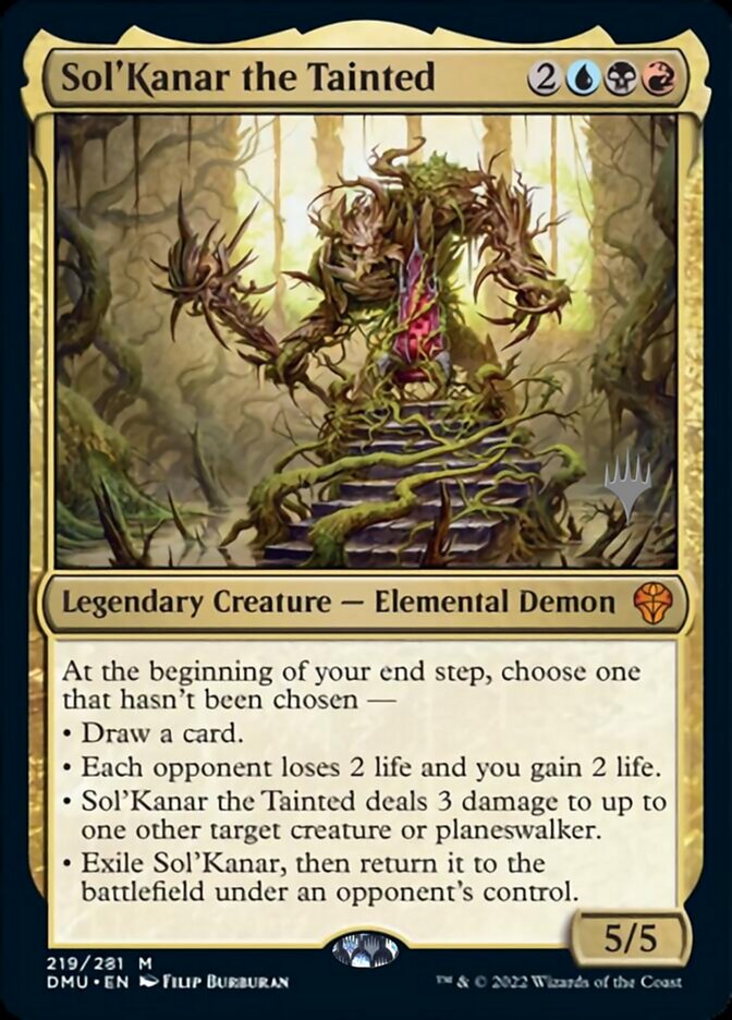 Sol'Kanar the Tainted (Promo Pack) [Dominaria United Promos] | Impulse Games and Hobbies