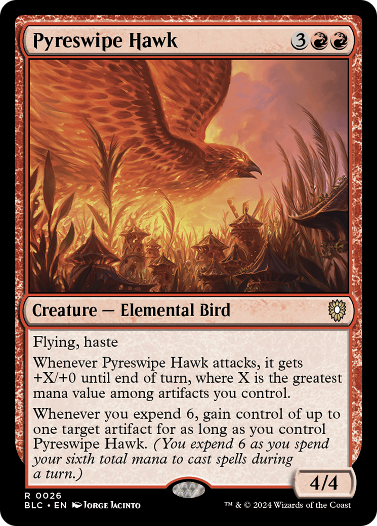 Pyreswipe Hawk [Bloomburrow Commander] | Impulse Games and Hobbies