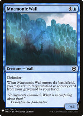 Mnemonic Wall [Mystery Booster] | Impulse Games and Hobbies