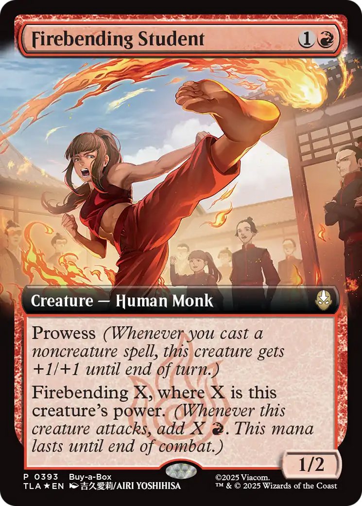 Firebending Student (Extended Art) [Avatar: The Last Airbender Promos] | Impulse Games and Hobbies