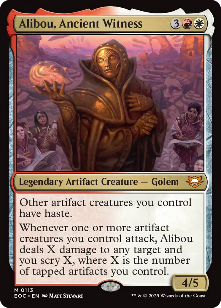 Alibou, Ancient Witness [Edge of Eternities Commander] | Impulse Games and Hobbies
