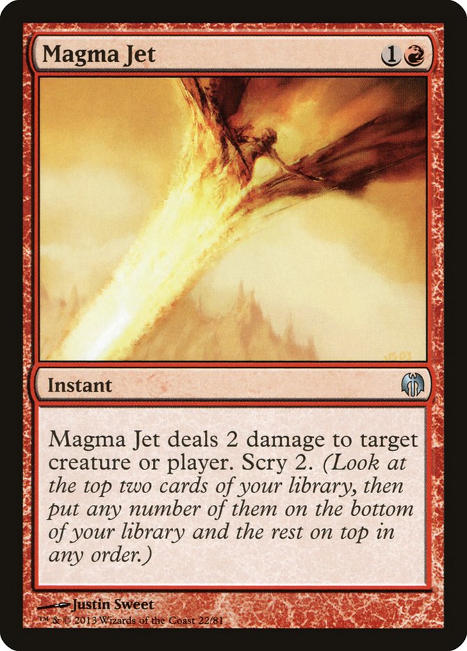 Magma Jet [Duel Decks: Heroes vs. Monsters] | Impulse Games and Hobbies