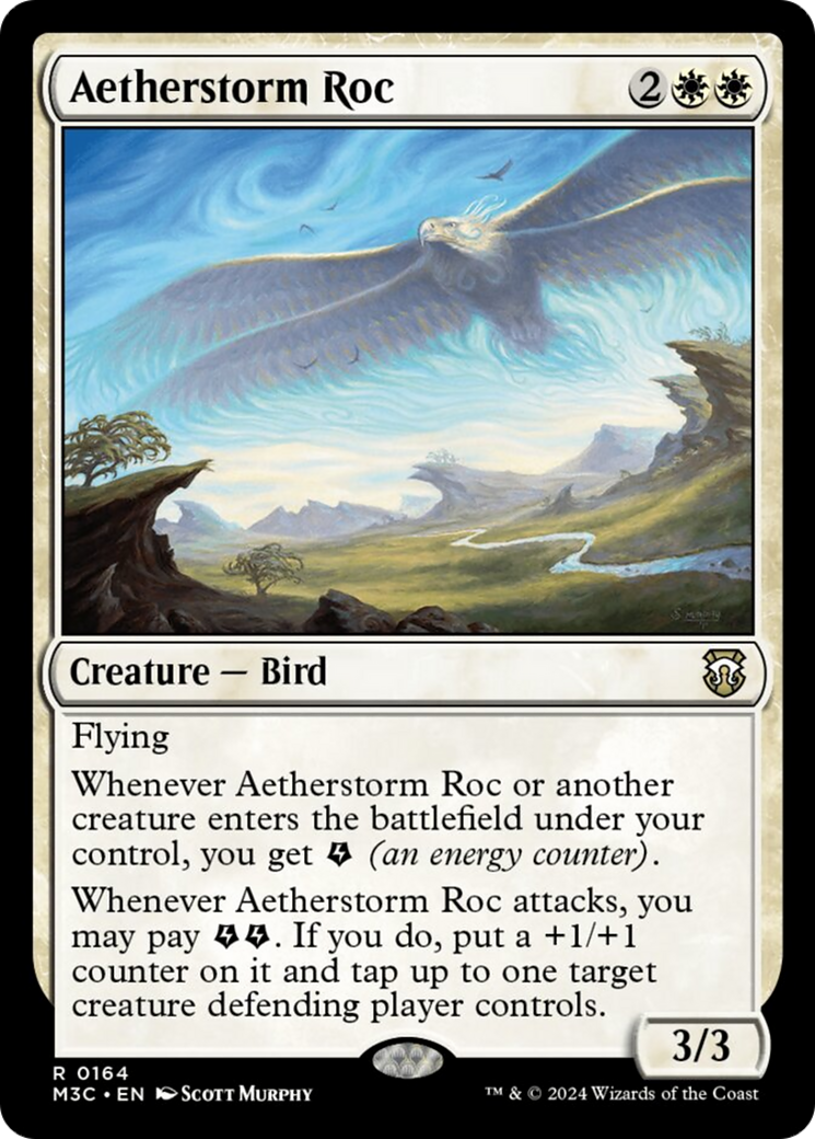 Aetherstorm Roc (Ripple Foil) [Modern Horizons 3 Commander] | Impulse Games and Hobbies