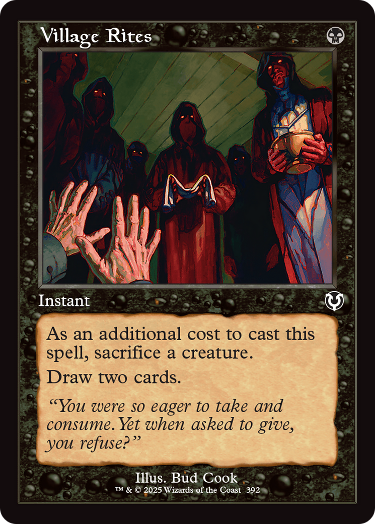 Village Rites (Retro Frame) [Innistrad Remastered] | Impulse Games and Hobbies