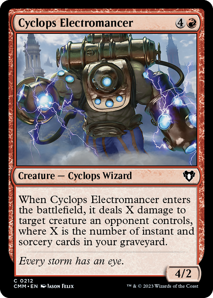 Cyclops Electromancer [Commander Masters] | Impulse Games and Hobbies