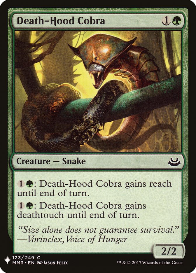 Death-Hood Cobra [Mystery Booster] | Impulse Games and Hobbies