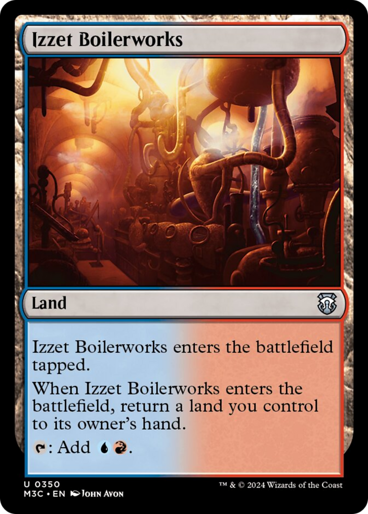 Izzet Boilerworks (Ripple Foil) [Modern Horizons 3 Commander] | Impulse Games and Hobbies